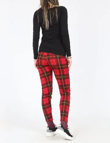 Colanti Pull&Bear, rosu/negru