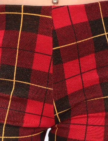 Colanti Pull&Bear, rosu/negru