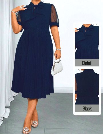 Rochie medie SHEIN CURVE, bleumarin