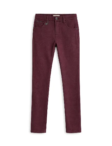 Pantaloni Zara, burgundy