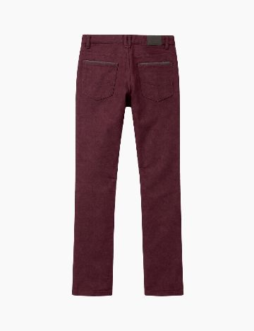 Pantaloni Zara, burgundy