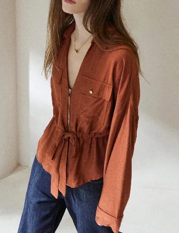 Bluza Aveloria, caramiziu