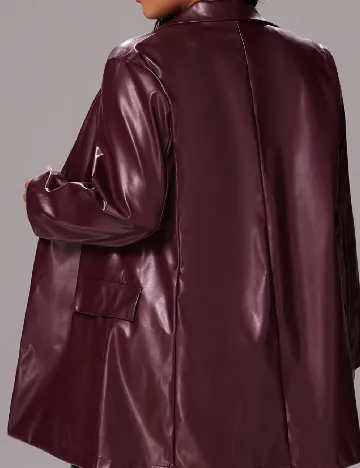 Sacou SHEIN CURVE, pruna