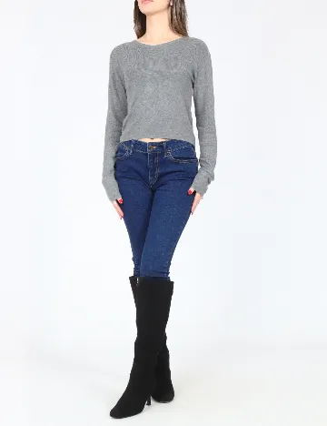 Bluza Pull&Bear, gri