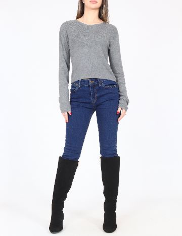 Bluza Pull&Bear, gri