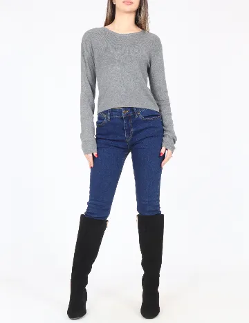 Bluza Pull&Bear, gri