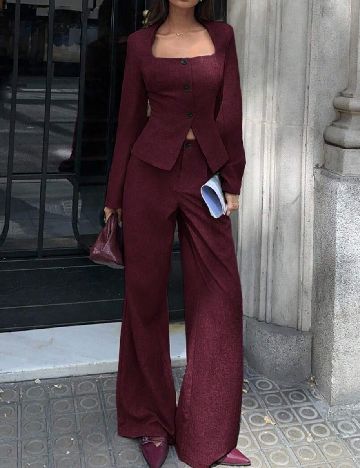 Compleu SHEIN, pruna