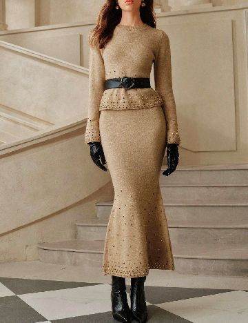 Compleu SHEIN, maro deschis