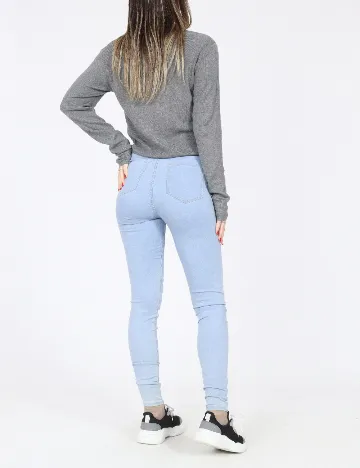 Blugi Bershka, albastru