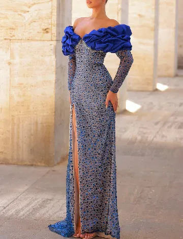 Rochie lunga SHEIN, albastru