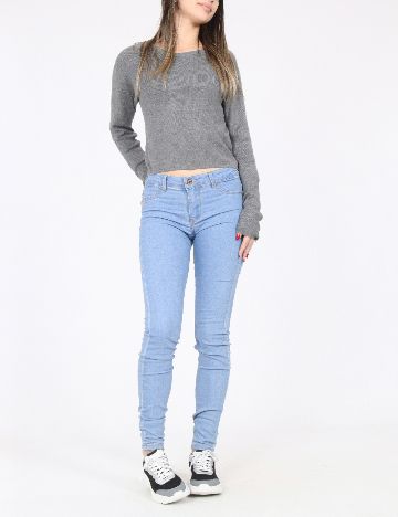 Blugi Bershka, albastru