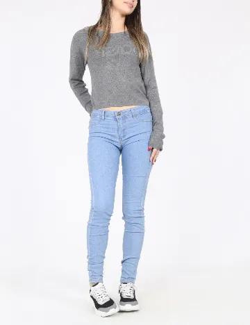 Blugi Bershka, albastru