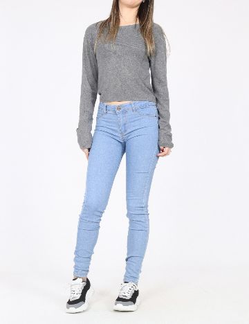 Blugi Bershka, albastru