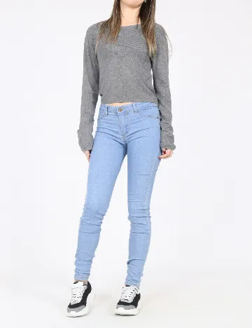 Blugi Bershka, albastru