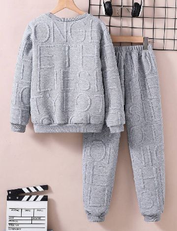 Compleu Shein Kids, gri