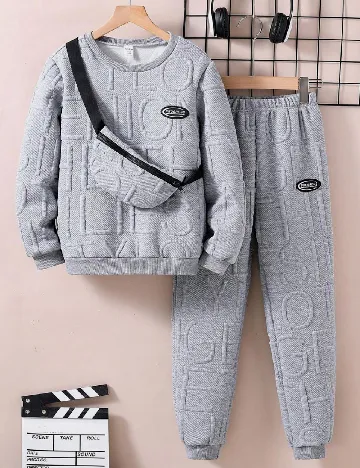 Compleu Shein Kids, gri