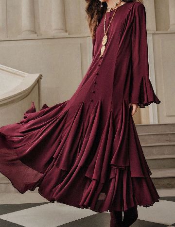 Rochie lunga Savoree, visiniu