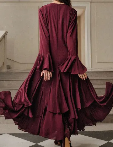 Rochie lunga Savoree, visiniu