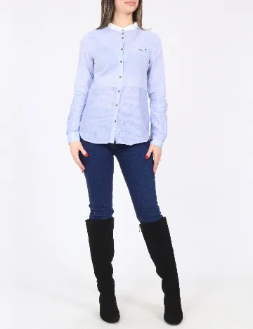 Camasa Bershka, albastru