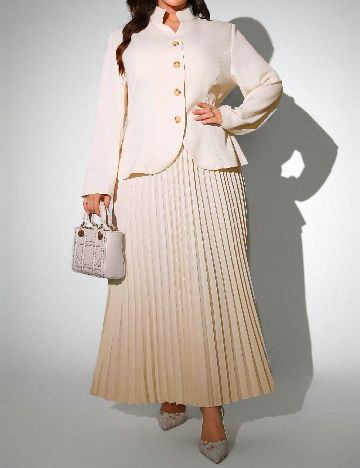 Compleu SHEIN CURVE, crem