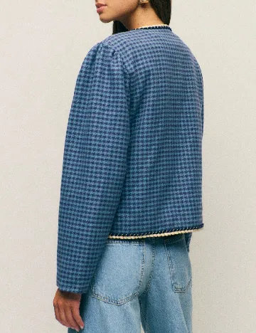 Sacou SHEIN, albastru