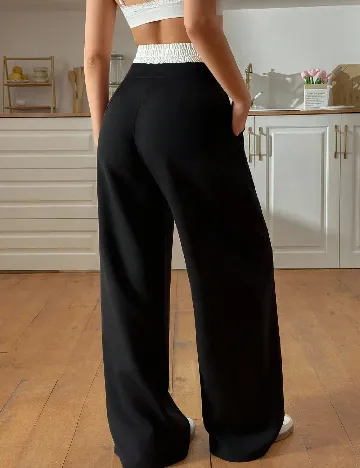 Pantaloni SHEIN, negru