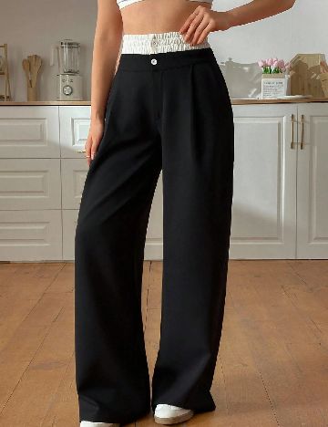 Pantaloni SHEIN, negru