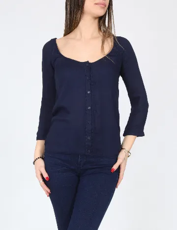 Bluza Bershka, bleumarin