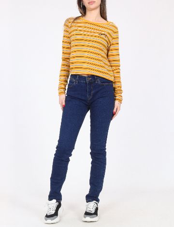 Blugi Bershka, albastru