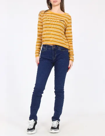 Blugi Bershka, albastru