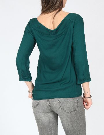 Camasa Bershka, verde