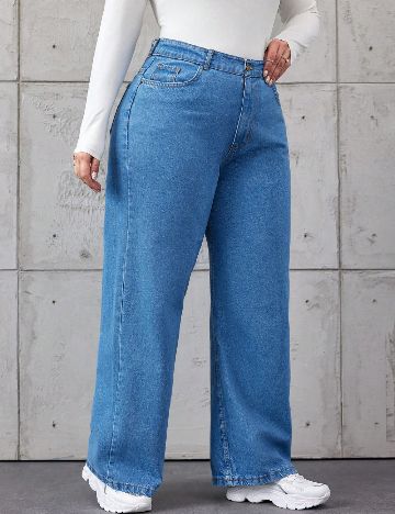 Blugi SHEIN CURVE, albastru