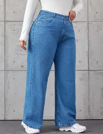 Blugi SHEIN CURVE, albastru