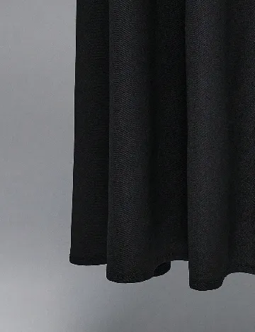 Fusta Romwe Plus Size, negru