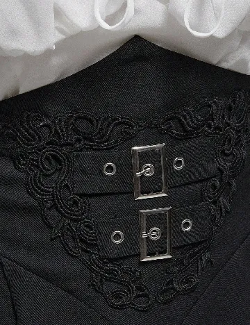 Fusta Romwe Plus Size, negru