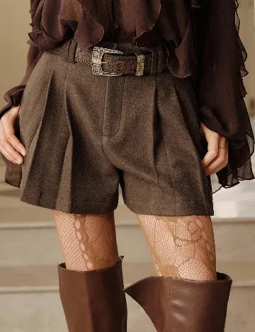 Pantaloni scurti Savoree, maro