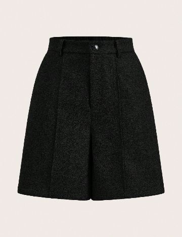 Pantaloni scurti SHEIN, negru