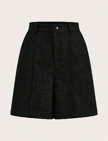 Pantaloni scurti SHEIN, negru