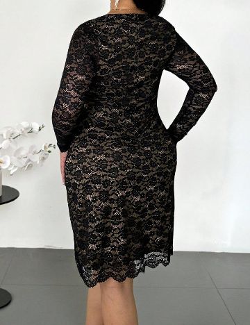 Rochie medie SHEIN CURVE, negru