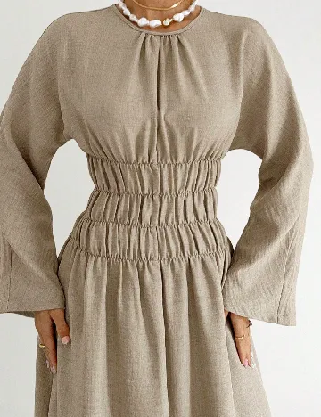 Rochie lunga SHEIN, bej