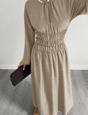 Rochie lunga SHEIN, bej