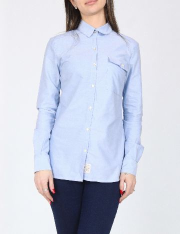 Camasa Bershka, albastru