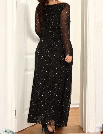 Rochie lunga SHEIN CURVE, negru