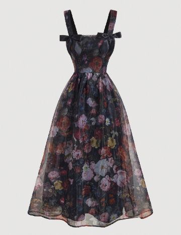 Rochie medie SHEIN CURVE, floral