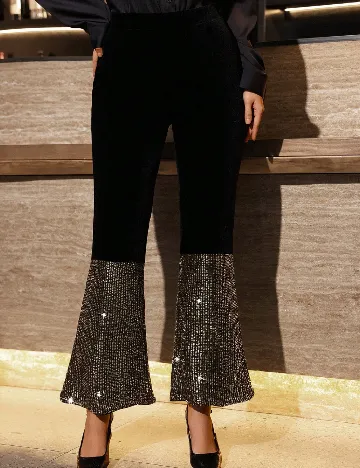 Pantaloni SHEIN CURVE, negru