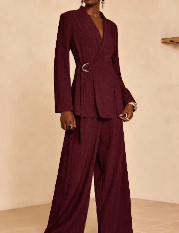 Compleu SHEIN, visiniu