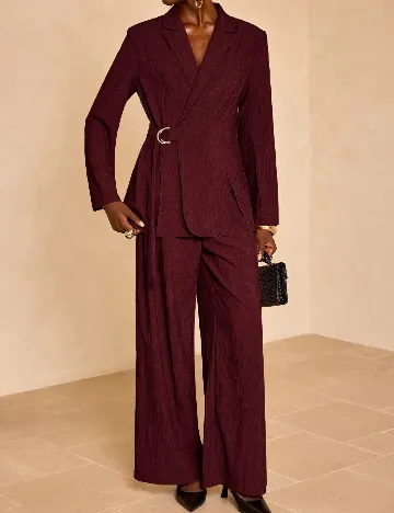 Compleu SHEIN, visiniu