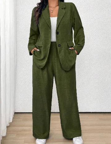 Compleu SHEIN CURVE, verde