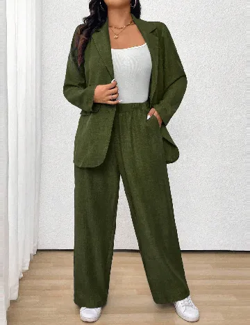 Compleu SHEIN CURVE, verde