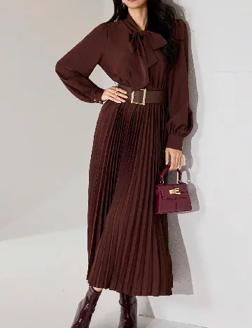 Rochie lunga SHEIN, maro